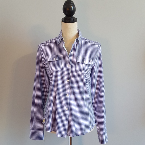 Tommy Hilfiger Gingham Blouse - Picture 1 of 5
